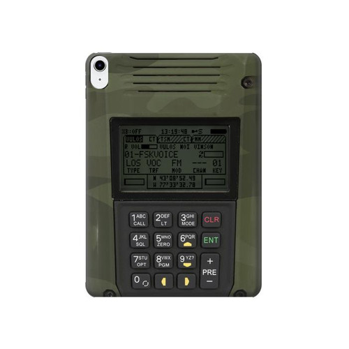 S3959 Military Radio Graphic Print Hard Case For iPad 10.9 (2022)