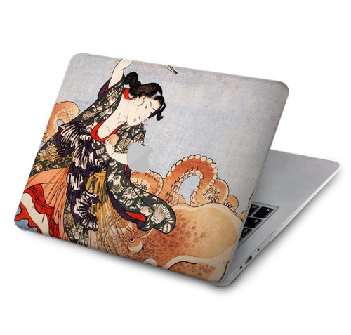 S2496 Japan Art Utagawa Kuniyoshi Tamatori Hard Case For MacBook Air 15″ (2023,2024,2025) - A2941, A3114, A3241