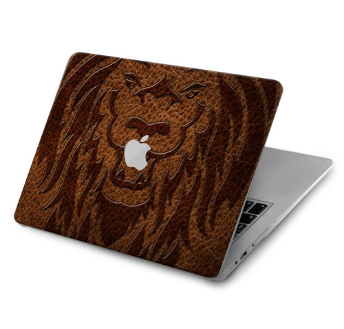 S2529 Leo Zodiac Tattoo Brown Graphic Print Hard Case For MacBook Air 15″ (2023,2024,2025) - A2941, A3114, A3241