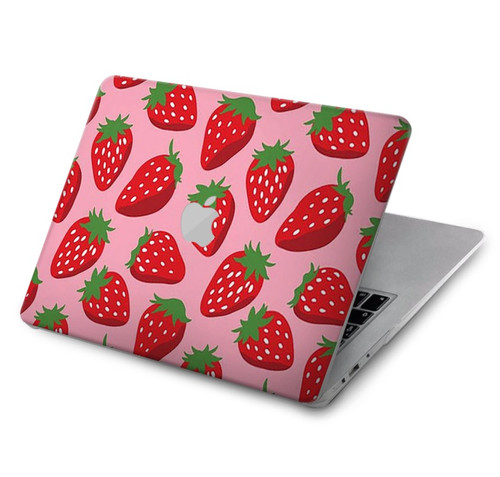 S3719 Strawberry Pattern Hard Case For MacBook Air 15″ (2023,2024) - A2941, A3114