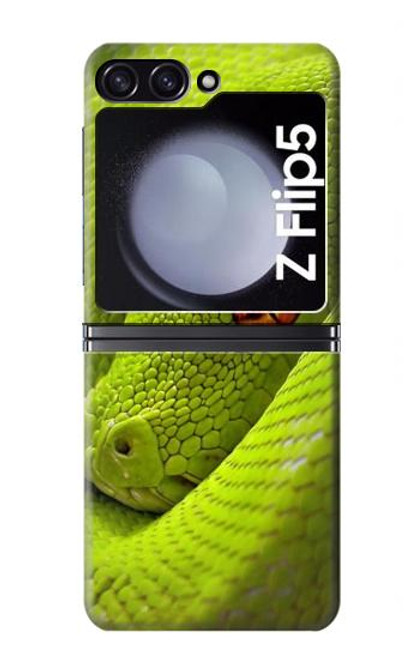 S0785 Green Snake Case For Samsung Galaxy Z Flip 5