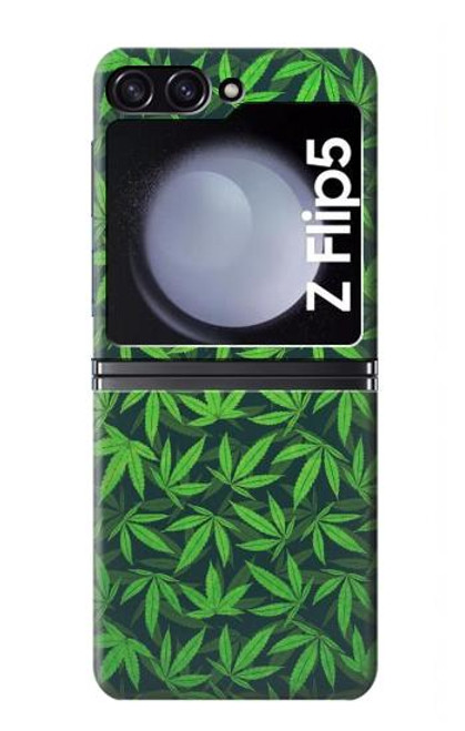 S2666 Marijuana Pattern Case For Samsung Galaxy Z Flip 5