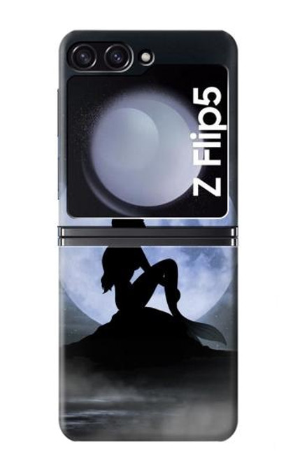 S2668 Mermaid Silhouette Moon Night Case For Samsung Galaxy Z Flip 5