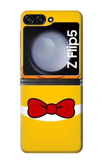 S2760 Yellow Duck Tuxedo Cartoon Case For Samsung Galaxy Z Flip 5