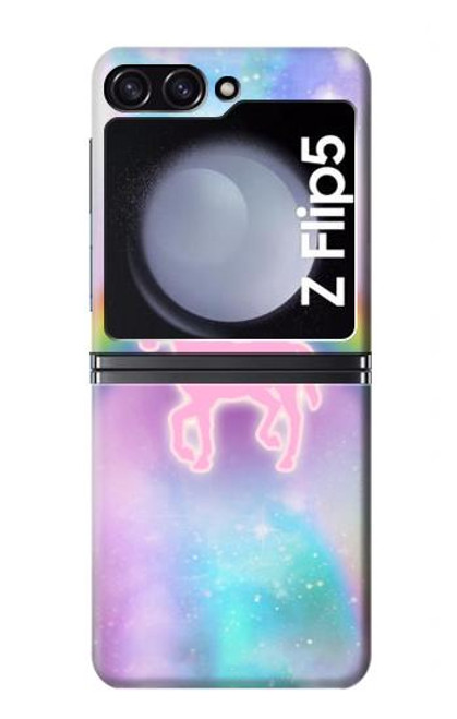 S3070 Rainbow Unicorn Pastel Sky Case For Samsung Galaxy Z Flip 5