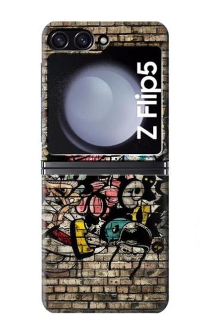 S3394 Graffiti Wall Case For Samsung Galaxy Z Flip 5