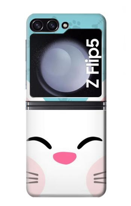 S3542 Cute Cat Cartoon Case For Samsung Galaxy Z Flip 5