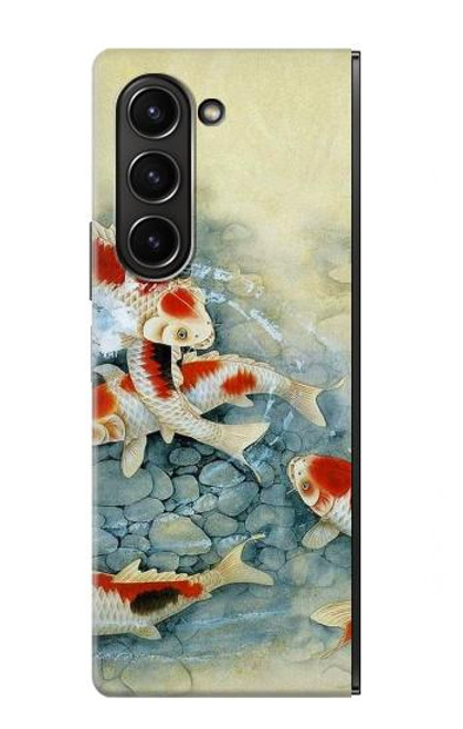 S1654 Koi Carp Fish Art Painting Case For Samsung Galaxy Z Fold 5