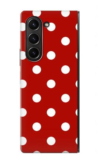 S2951 Red Polka Dots Case For Samsung Galaxy Z Fold 5