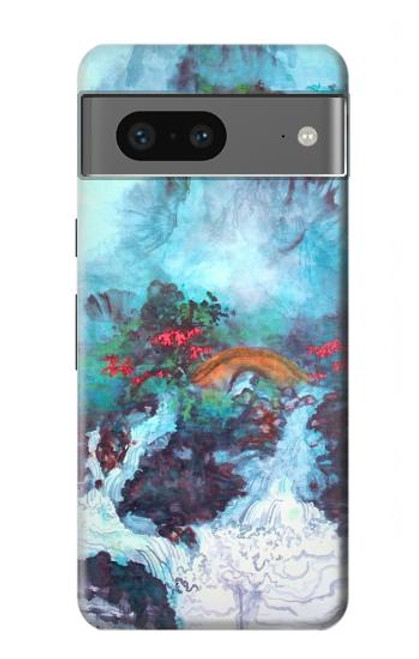 S2724 White Dragon Pool Lui Haisu Case For Google Pixel 7a