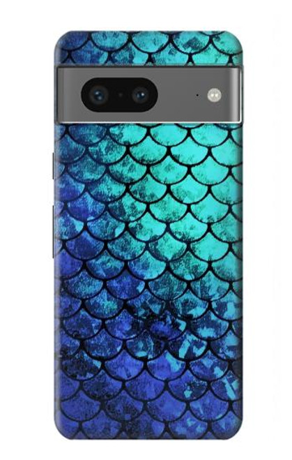 S3047 Green Mermaid Fish Scale Case For Google Pixel 7a