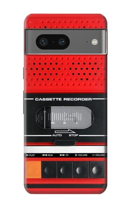 S3204 Red Cassette Recorder Graphic Case For Google Pixel 7a