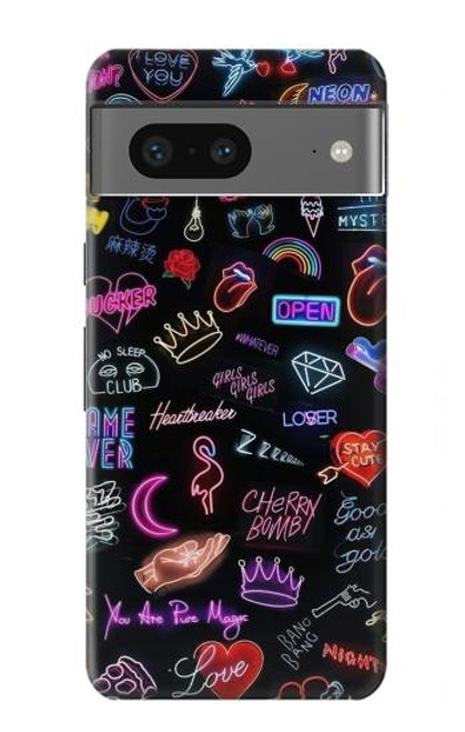 S3433 Vintage Neon Graphic Case For Google Pixel 7a