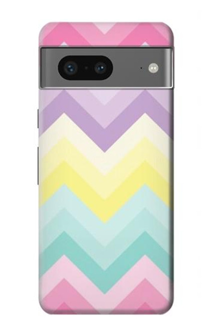 S3514 Rainbow Zigzag Case For Google Pixel 7a