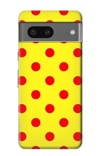 S3526 Red Spot Polka Dot Case For Google Pixel 7a
