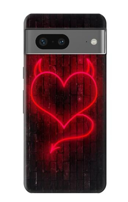 S3682 Devil Heart Case For Google Pixel 7a