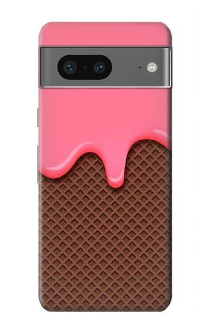 S3754 Strawberry Ice Cream Cone Case For Google Pixel 7a