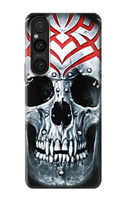 S0223 Vampire Skull Tattoo Case For Sony Xperia 1 V