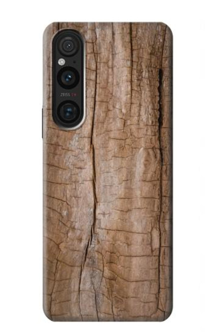 S0599 Wood Graphic Printed Case For Sony Xperia 1 V