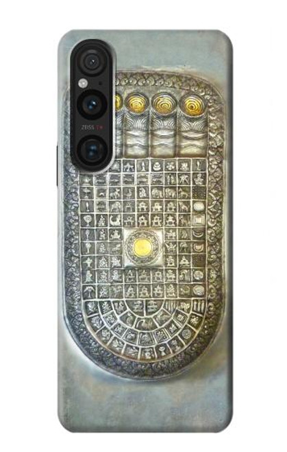 S1484 Buddha Footprint Case For Sony Xperia 1 V