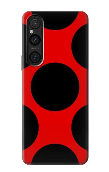 S1829 Ladybugs Dot Pattern Case For Sony Xperia 1 V