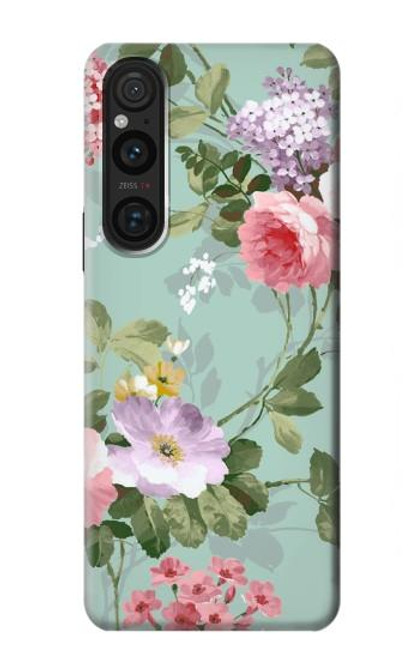 S2178 Flower Floral Art Painting Case For Sony Xperia 1 V