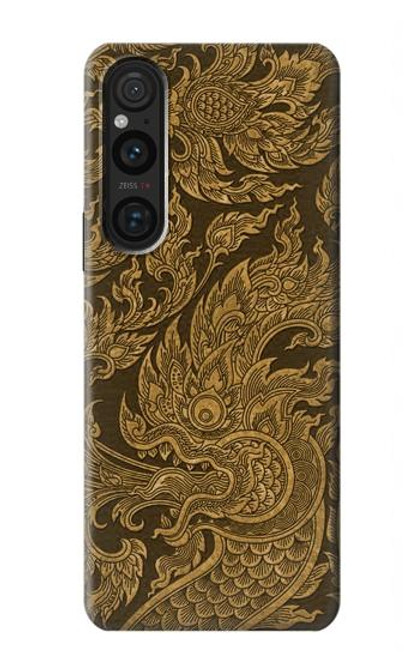 S3382 Thai Art Naga Case For Sony Xperia 1 V