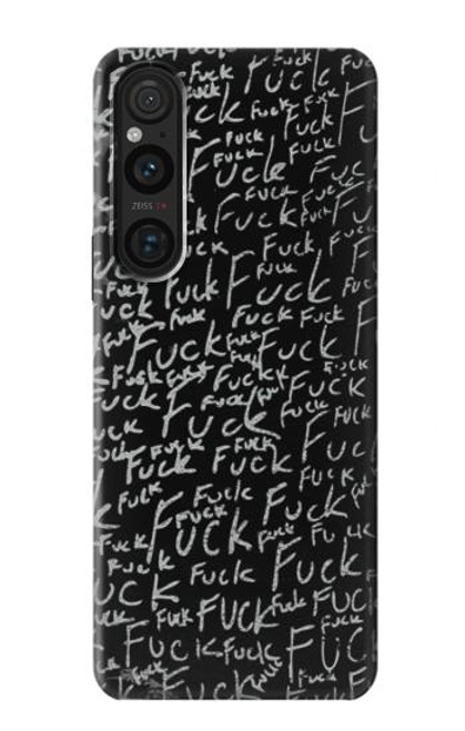 S3478 Funny Words Blackboard Case For Sony Xperia 1 V