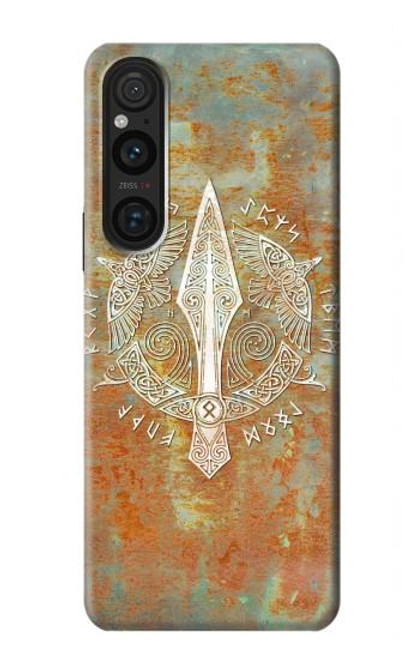 S3827 Gungnir Spear of Odin Norse Viking Symbol Case For Sony Xperia 1 V