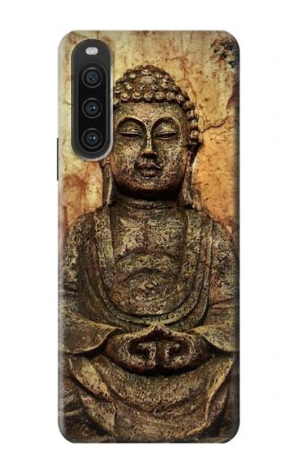 S0344 Buddha Rock Carving Case For Sony Xperia 10 V