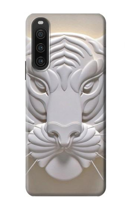 S0574 Tiger Carving Case For Sony Xperia 10 V