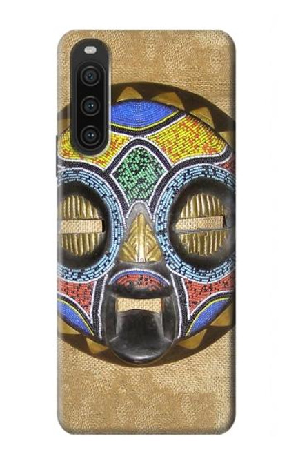 S0965 African Baluba Mask Case For Sony Xperia 10 V