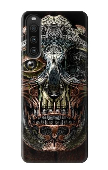 S1685 Steampunk Skull Head Case For Sony Xperia 10 V