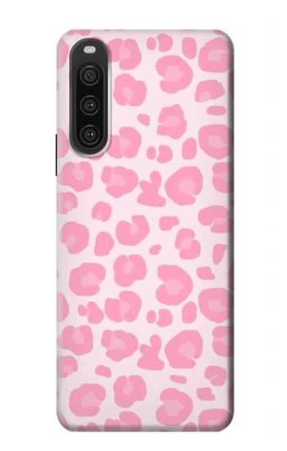 S2213 Pink Leopard Pattern Case For Sony Xperia 10 V