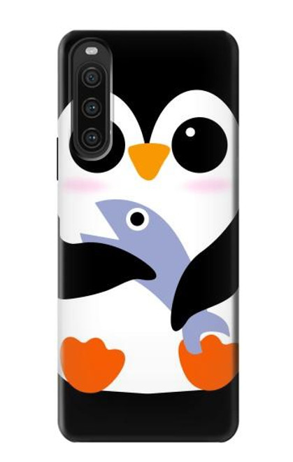 S2631 Cute Baby Penguin Case For Sony Xperia 10 V