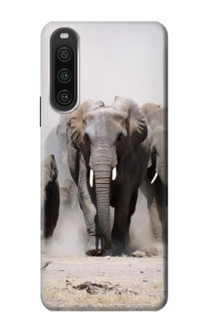 S3142 African Elephant Case For Sony Xperia 10 V
