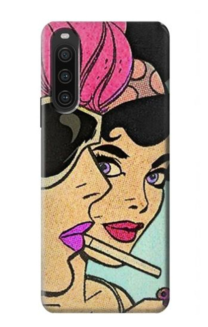 S3171 Girls Pop Art Case For Sony Xperia 10 V