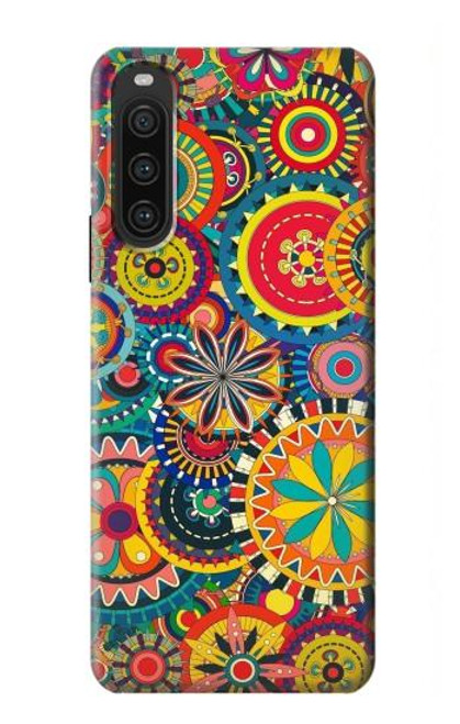 S3272 Colorful Pattern Case For Sony Xperia 10 V