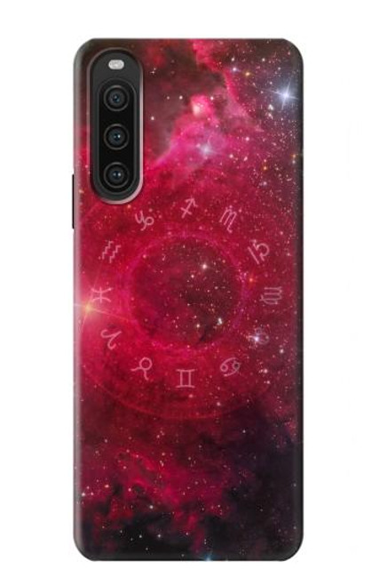 S3368 Zodiac Red Galaxy Case For Sony Xperia 10 V