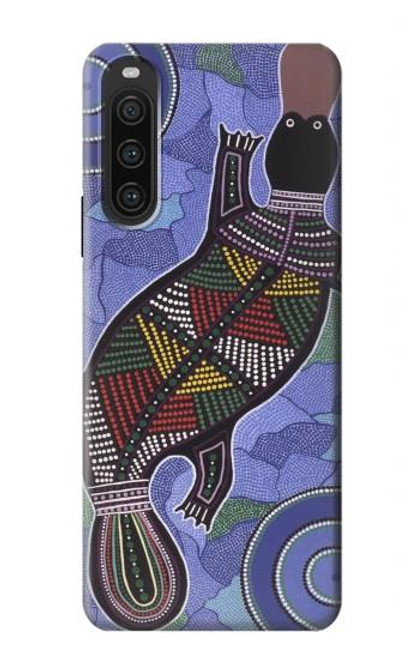S3387 Platypus Australian Aboriginal Art Case For Sony Xperia 10 V