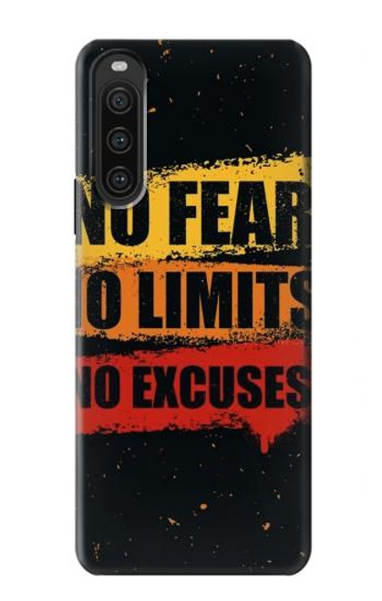 S3492 No Fear Limits Excuses Case For Sony Xperia 10 V