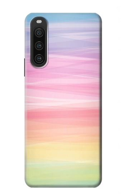 S3507 Colorful Rainbow Pastel Case For Sony Xperia 10 V