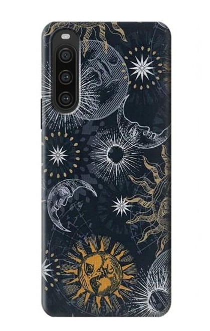 S3702 Moon and Sun Case For Sony Xperia 10 V