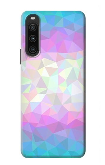 S3747 Trans Flag Polygon Case For Sony Xperia 10 V