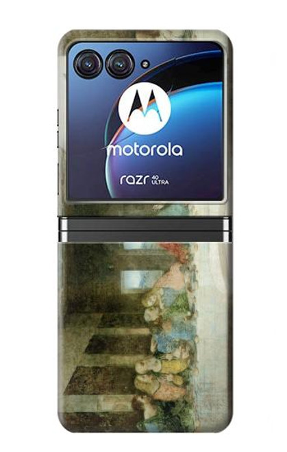 S0173 Leonardo DaVinci The Last Supper Case For Motorola Razr 40 Ultra