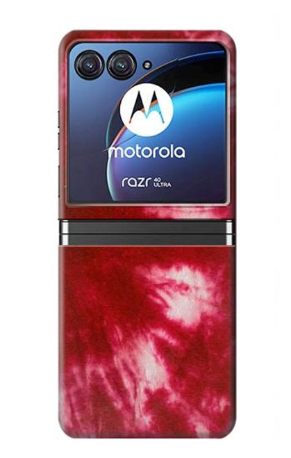 S2480 Tie Dye Red Case For Motorola Razr 40 Ultra