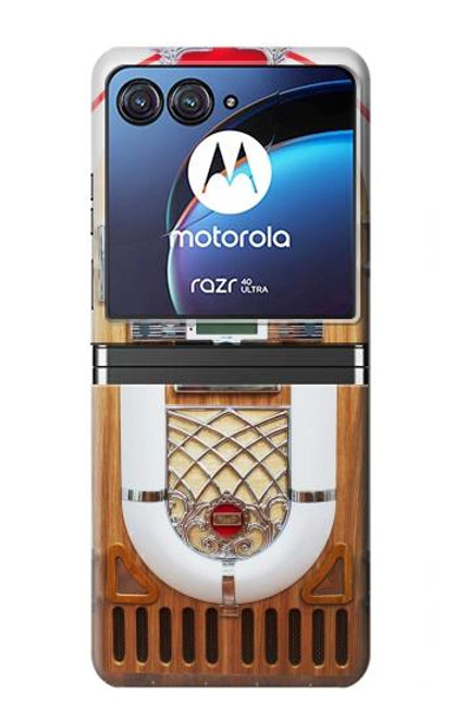S2853 Jukebox Music Playing Device Case For Motorola Razr 40 Ultra