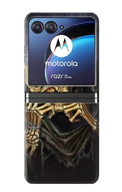 S3594 Grim Reaper Wins Poker Case For Motorola Razr 40 Ultra