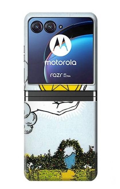 S3722 Tarot Card Ace of Pentacles Coins Case For Motorola Razr 40 Ultra