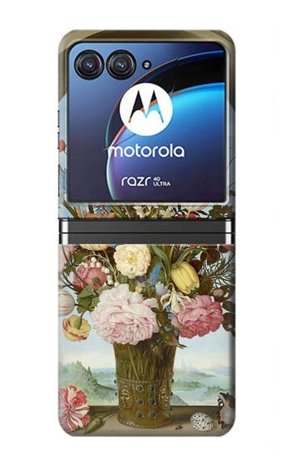 S3749 Vase of Flowers Case For Motorola Razr 40 Ultra